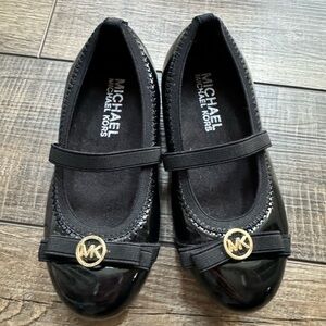 Michael Kors Black Dress Shoe Toddler Size 9.5 9/10 NWOT